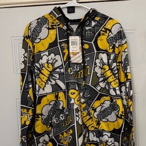 Graphic Comic Print Hoodie